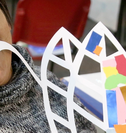 El Creador de la “Universidad de Papel” realizó un hermoso taller para acogidos de nuestra Fundación.