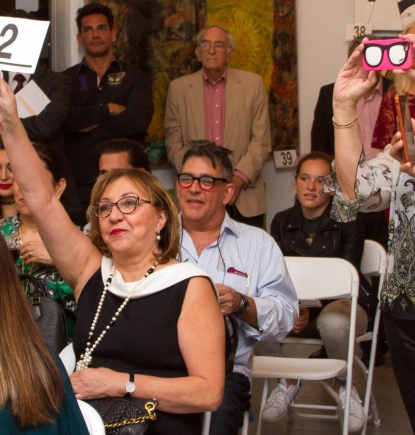 Primer remate de Arte y Vinos a beneficio de nuestra Fundación