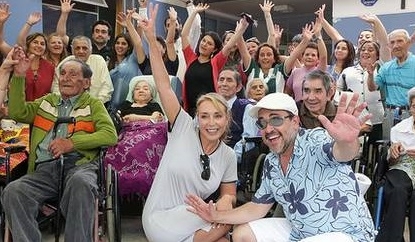 Animadores del festival del  Huaso de Olmué visitaron nuestra residencia “La Asunción”