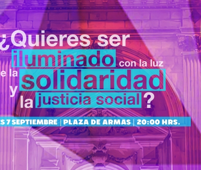 Prepárate para un espectáculo de luz y solidaridad: Hogar de Cristo ilumina la Catedral de Santiago