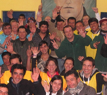 Empresa DHL comparte Cena con Acogidos de la Hospedería Padre Lavín