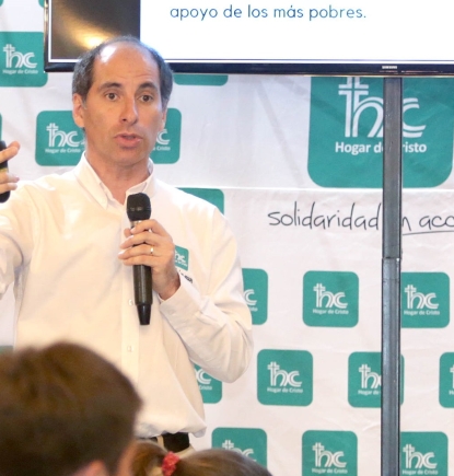 En su cuenta pública el Hogar de Cristo destacó su capacidad de convocatoria 2016