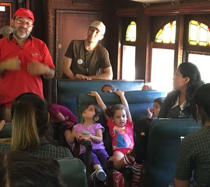 Ferrocarriles del Estado invita a  J. Infantil Alto Belén a conocer su Museo al Aire Libre