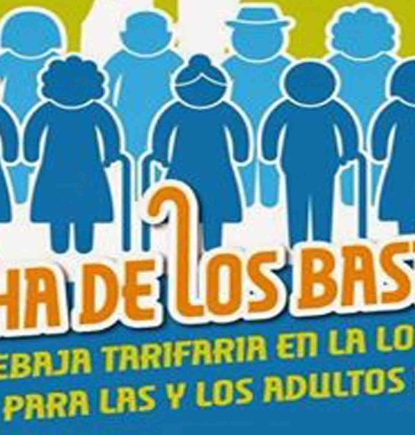 Abuelitos convocan a la “Marcha de los bastones”