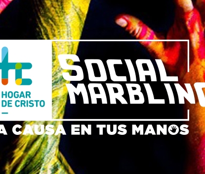 La causa y el color en tus manos: Social Marbling Lollapalooza Chile