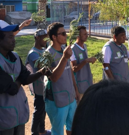 Con Acogidos de Iquique Sede celebró Domingo de Ramos