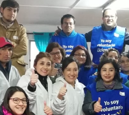 Voluntariado corporativo: Trabajadores de Walmart “enchulan” hospedería de Rancagua