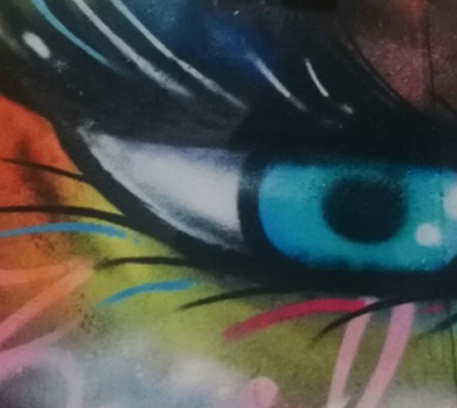 Pintura en acción: Del grafiti callejero a la tela