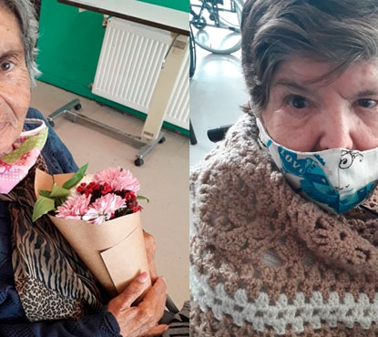 Alegría y color en residencia de adultos mayores