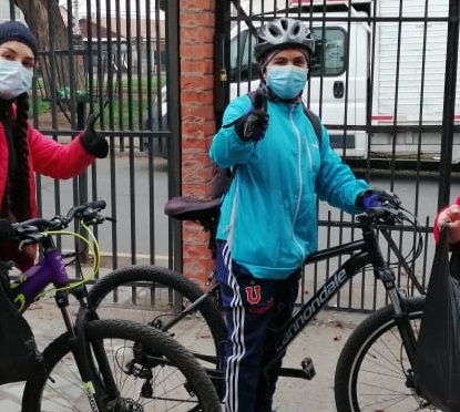 El “delivery social” que la lleva en Maipú