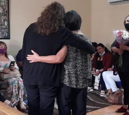 Clara volvió a vivir con su familia