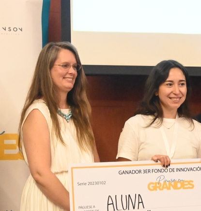 Valentina López, ganadora de Piensa en Grandes