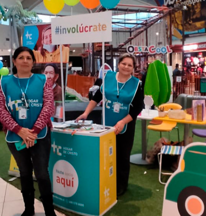 Hogar de Cristo y Mall Plaza El Trébol de Talcahuano: A captar solidaridad