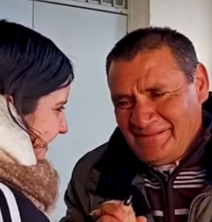 Hospedería de Cauquenes: Emocionante reencuentro entre un padre y su hija