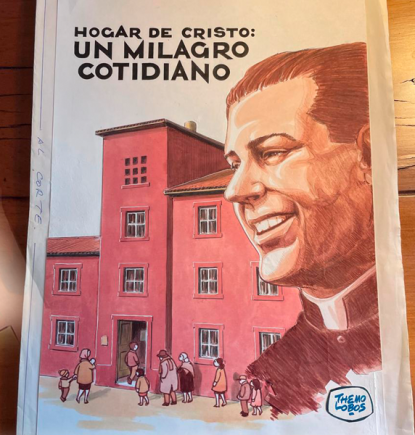Themo Lobos, papá de Mampato: También recreó al padre Hurtado en un cómic