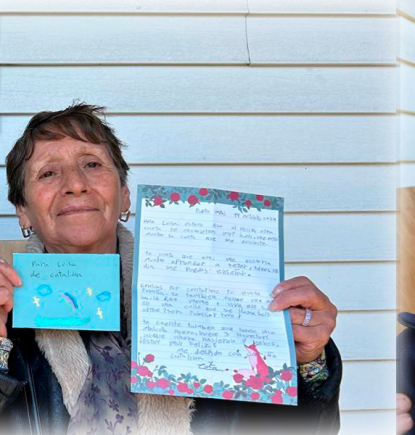 Amor por Correspondencia: Uldina y Pascual se vieron y reconocieron