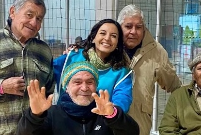 Camila Vázquez, voluntaria, cuenta: La emocionante historia de “El Profe”